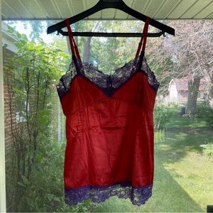 Vintage Beaded Lace Trim Camisole!